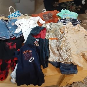 New baby boy clothing.  3 to 6 months